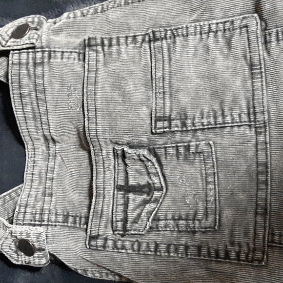 Free people corduroy overall cut offs - Picture 2 of 6